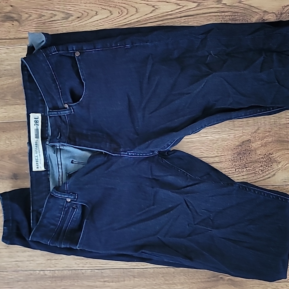 Dark denim jeans